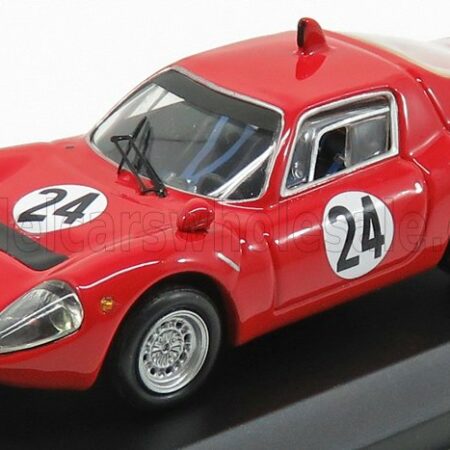 BEST-MODEL 1/43 FIAT | ABARTH OT1300 N 24 WINNER TRENTO-BONDONE 1968 KARL FEDERHOFER | RED