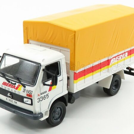 EDICOLA 1/43 PEGASO | EKYS 1210 TRUCK TELONATO IBERIA 1986 | WHITE YELLOW