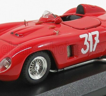 ART-MODEL 1/43 FERRARI | 500TR SPIDER ch.0610 N 317 GIRO DI SICILIA 1956 G.STARRABBA | RED YELLOW