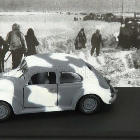 RIO-MODELS 1/43 VOLKSWAGEN | KDF WEHRMACHT WINTER 1941 WITH FIGURES | MILITARY GREY WHITE