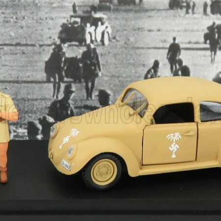 RIO-MODELS 1/43 VOLKSWAGEN | KOMMANDEUR AFRICA KORPS 1941 WITH FIGURES | MILITARY SAND