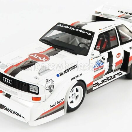 AUTOART 1/18 AUDI | QUATTRO SPORT S1 N 1 WINNER RALLY PIKES PEAK HILL CLIMB 1987 W.ROHRL | YELLOW WHITE RED