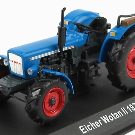 EDICOLA 1/43 EICHER | WOTAN II TRACTOR 1976 - CON VETRINA - WITH SHOWCASE | BLUE RED