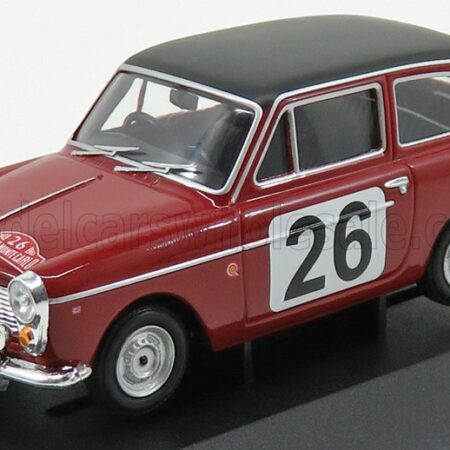 VANGUARDS 1/43 AUSTIN | A40 FARINA MKI COUNTRYMAN N 26 RALLY MONTECARLO 1960 P.MOSS - A.WISDOM | RED MATT BLACK