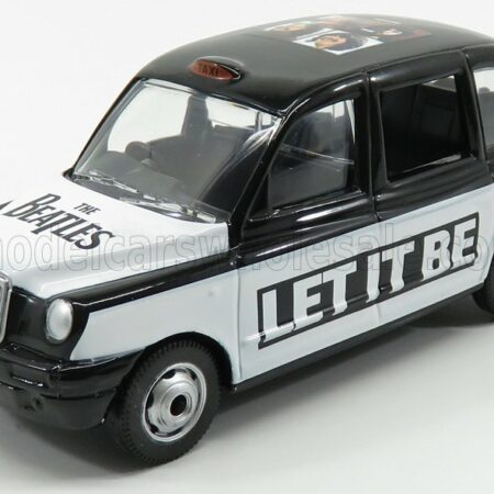 CORGI 1/36 AUSTIN | LONDON TAXI LTI TX4 2007 - THE BEATLES - LET IT BE | WHITE BLACK