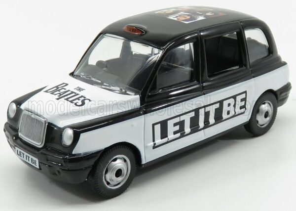 CORGI 1/36 AUSTIN | LONDON TAXI LTI TX4 2007 - THE BEATLES - LET IT BE | WHITE BLACK