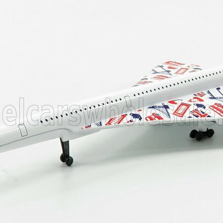 CORGI 1/100 AEROSPATIALE | CONCORDE AIRPLANE 1969 - 18.0 cm X 8.5 cm | WHITE