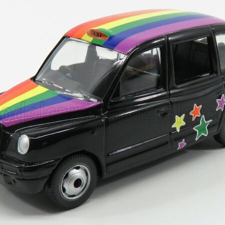 CORGI 1/36 AUSTIN | LONDON TAXI LTI TX4 2007 - PEACE & LOVE | BLACK