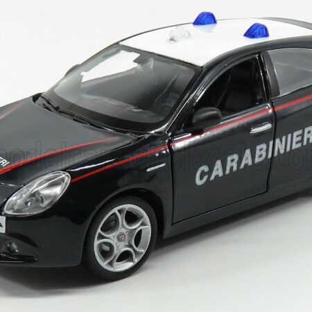 BURAGO 1/24 ALFA ROMEO | GIULIETTA CARABINIERI 2010 | BLUE WHITE