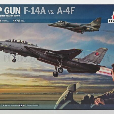 ITALERI 1/72 GRUMMAN | A-4F + F-14A TOMCAT U.S.A. NAVY FIGHTER WEAPON SCHOOL 1974 | /