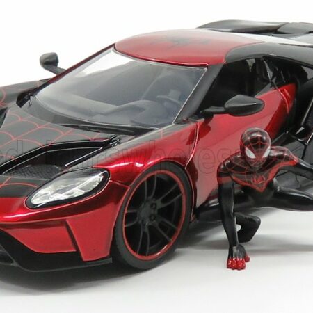 JADA 1/24 FORD USA | GT 2017 WITH SPIDERMAN FIGURE | RED BLUE