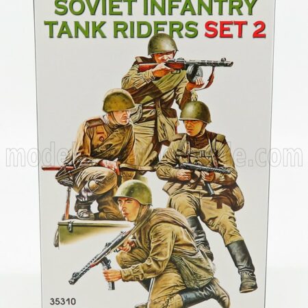 MINIART 1/35 FIGURES | SOVIET INFANTRY TANK RIDERS SET 2 | /