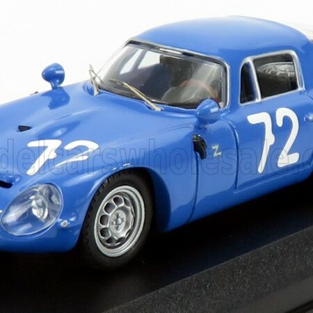 BEST-MODEL 1/43 ALFA ROMEO | TZ1 N 72 TARGA FLORIO 1965 PANEPINTO - PARLA | BLUE