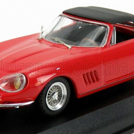 BEST-MODEL 1/43 FERRARI | 275 GTB/4 NART SPIDER CLOSED 1967 | RED BLACK