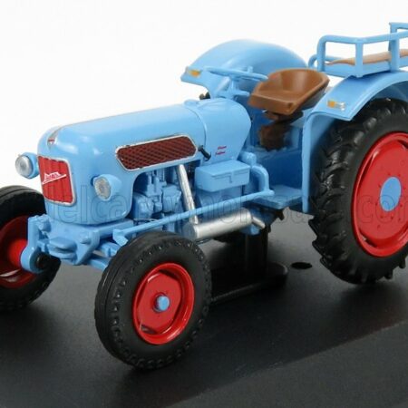 EDICOLA 1/43 EICHER KONIGSTIGER | EM 300 TRACTOR GERMANY 1960 - DAMAGE BLISTER BOX | LIGHT BLUE RED