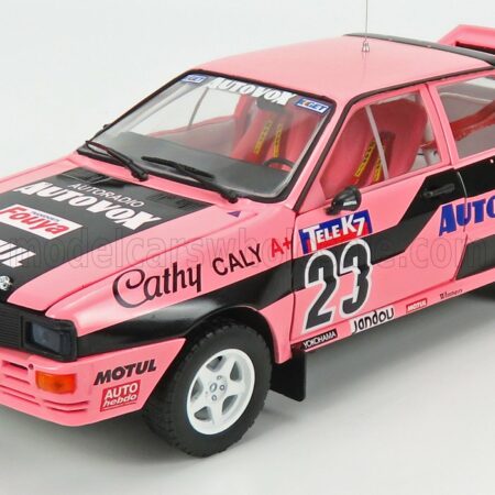 SUN-STAR 1/18 AUDI | QUATTRO A1 N 23 FRENCH RALLYCROSS 1987 C.CALY | PINK BLACK