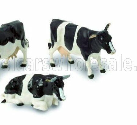 BRITAINS 1/32 ACCESSORIES | COWS - MUCCHE FRISONE | WHITE BLACK