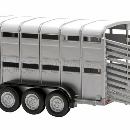 BRITAINS 1/32 IFOR | LIVESTOCK TRAILER - TRASPORTO ANIMALI BESTIAME | SILVER WHITE