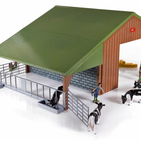 BRITAINS 1/32 ACCESSORIES | FARM BUILDING - DIORAMA STALLA CON ANIMALI | VARIOUS