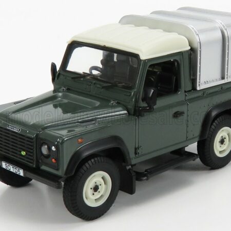 BRITAINS 1/32 LAND ROVER | LAND DEFENDER 90 PICK-UP CLOSED 1984 | GREEN SILVER