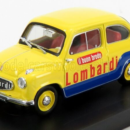 BRUMM 1/43 FIAT | 600 BRODO LOMBARDI 1960 | YELLOW BLUE