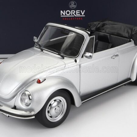 NOREV 1/18 VOLKSWAGEN | BEETLE 1303 CABRIOLET 1973 | SILVER