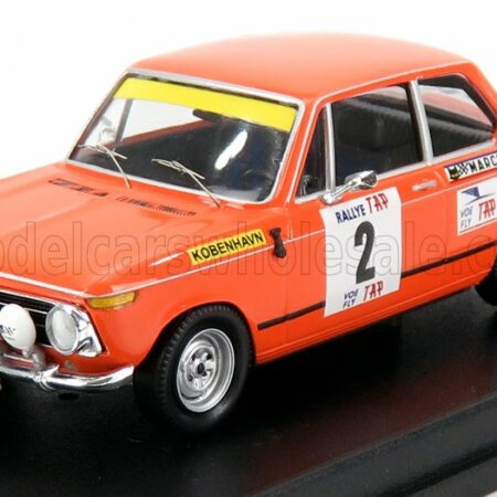 TROFEU 1/43 BMW | 2002ti (night version) N 2 RALLY TAP 1972 L.ASTERHAG - C.BILSTAM | ORANGE