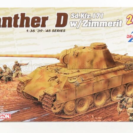 DRAGON ARMOR 1/35 TANK | PANTHER-D Sd.Kfz.171 w-ZIMMERIT 1939 - 1945 | MILITARY