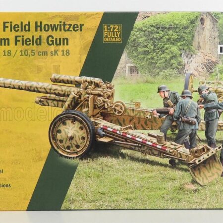 ITALERI 1/72 TRAILER | 15 cm. FIELD HOWITZER GUN MILITARY | /