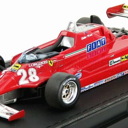 GP-REPLICAS 1/43 FERRARI | F1  126CK TURBO N 28 SEASON 1981 D.PIRONI | RED