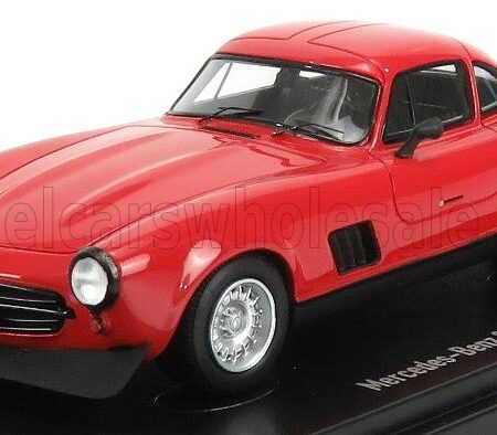 AUTOCULT 1/43 MERCEDES BENZ | 300SL COUPE GULLWING AMG (W198) FLICK 1974 | RED BLACK