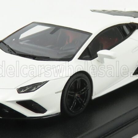 LOOKSMART 1/43 LAMBORGHINI | HURACAN EVO RWD 2019 | BIANCO CANOPUS - MATT PEARL WHITE