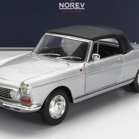 NOREV 1/18 PEUGEOT | 404 CABRIOLET 1967 | SILVER