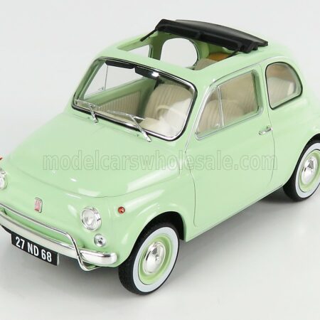 NOREV 1/18 FIAT | 500L OPEN ROOF 1968 | LIGHT GREEN