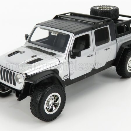 JADA 1/24 JEEP | WRANGLER GLADIATOR 2020 - FAST & FURIOUS 9 - HOBBS AND SHAW | SILVER