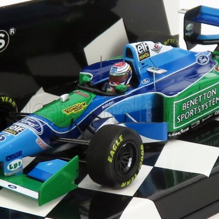 MINICHAMPS 1/43 BENETTON | F1  B194 N 6 3rd BELGIAN GP 1994 JOS VERSTAPPEN | GREEN BLUE