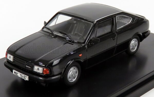 ABREX 1/43 SKODA | RAPID 136 COUPE 1987 | BLACK