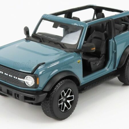 MAISTO 1/18 FORD USA | BRONCO BADLANDS WITHOUT DOORS 2021 | BLUE