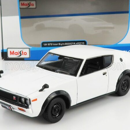 MAISTO 1/24 NISSAN | SKYLINE 2000 GT-R (KPGC110) COUPE 1973 | WHITE