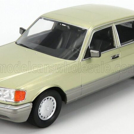 I-SCALE 1/18 MERCEDES BENZ | S-CLASS 560SEL (W126) 2S 1985 | THISTLE GREEN MET GREY