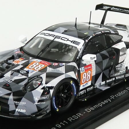 SPARK-MODEL 1/43 PORSCHE | 911 991-2 RSR TEAM DEMPSEY PROTON RACING N 88 24h LE MANS 2020 D.BASTIEN - A.DE LEENER - T.PREINING | GREY BLACK