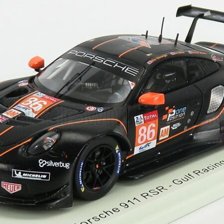 SPARK-MODEL 1/43 PORSCHE | 911 991-2 RSR 4.0L TEAM GULF RACING N 86 24h LE MANS 2020 B.BARKER - M.WAINWRIGHT - A.WATSON | BLACK