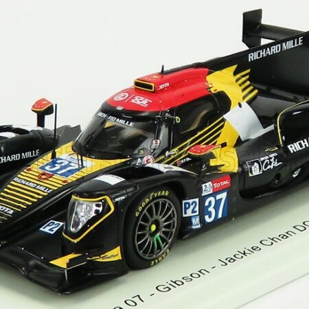 SPARK-MODEL 1/43 ORECA | 07 GIBSON TEAM JACKIE CHAN DC RACING N 37 24th LE MANS 2020 G.AUBRY - W.STEVENS - H.P.TUNG | BLACK YELLOW