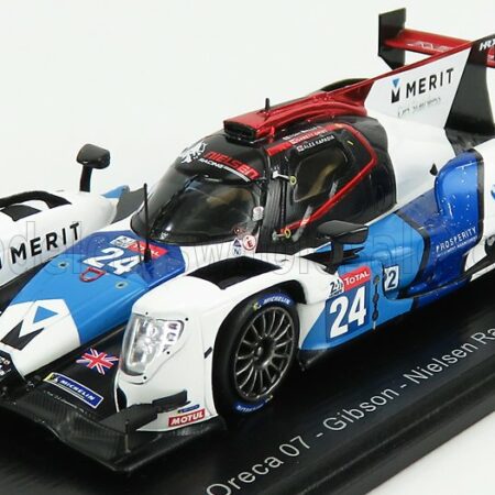 SPARK-MODEL 1/43 ORECA | 07 GIBSON 4.2L V8 TEAM NIELSEN RACING N 24 24h LE MANS 2020 G.GRIST - A.KAPADIA - A.WELLS | BLUE RED WHITE