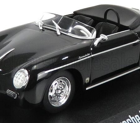 GREENLIGHT 1/43 PORSCHE | 356 SPEEDSTER SUPER 1958 | BLACK