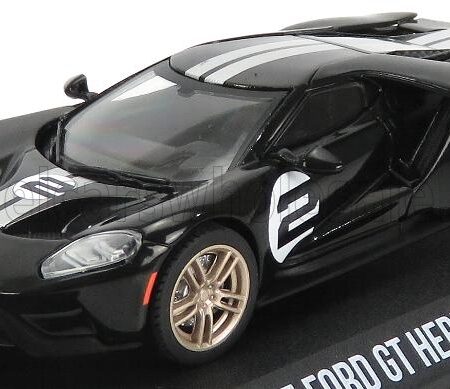 GREENLIGHT 1/43 FORD USA | GT N 2 HERITAGE EDITION 2019 | BLACK SILVER