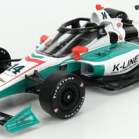 GREENLIGHT 1/18 CHEVROLET | TEAM A.J. FOYT ENTERPRISES N 14 INDIANAPOLIS INDY 500 INDYCAR SERIES 2020 DALTON KELLETT | WHITE GREEN