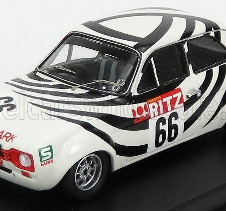 TROFEU 1/43 FORD ENGLAND | ESCORT MKI N 66 WINNER MONTES CLAROS 1971 FRANCISCO SANTOS | WHITE BLACK