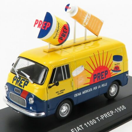 EDICOLA 1/43 FIAT | 1100T VAN PREP 1958 | BLUE YELLOW