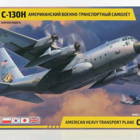 ZVEZDA 1/72 LOCKHEED MARTIN | C-130H HERCULES AEREO DA TRASPORTO MILITARE 1954 - USA AIR FORCE AIRPLANE | GREY